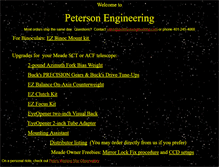 Tablet Screenshot of petersonengineering.com